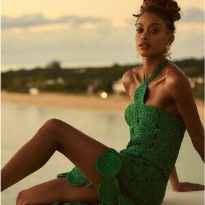 New Simon Miller Beep Beep Dress Green Size Medium